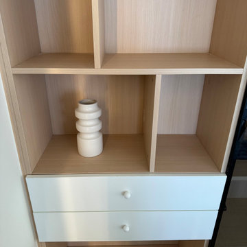 Custom Built-In Display Cabinet with LED Lighting | Modern Storage Design