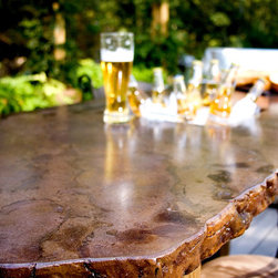 Outdoor Concrete Bar - Outdoor Pub And Bistro Tables