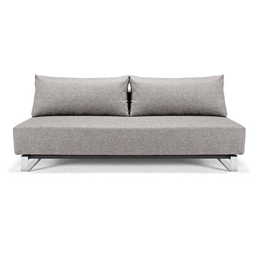 Innovation USA | Supremax Sleek Excess Lounger | Mixed Dance Light Grey Sofa