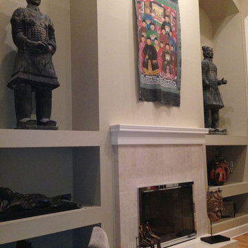 Before and After fireplaces
