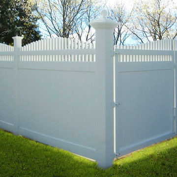 White Vinyl Fence in NJ