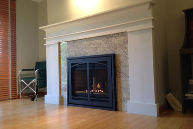 Henessy residence regency gas fireplace update