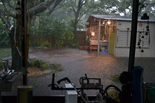 Florida Backyard Floods Grading Or Drainage Issue