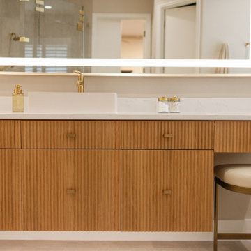 Lux Modern Spa Master bathroom