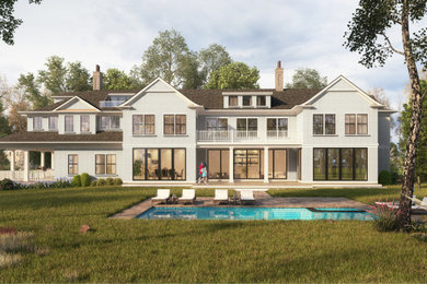 Coastal exterior home idea in Boston