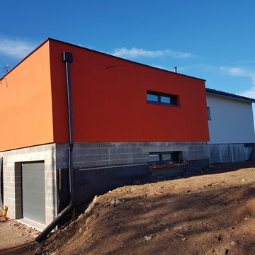 CONSTRUCTION D'UNE MAISON OSSATURE BOIS PLAIN PIED