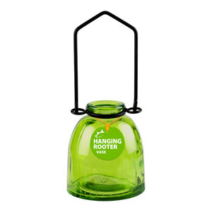 Hanging Apothecary Recycled Glass Rooting Vase Contemporary