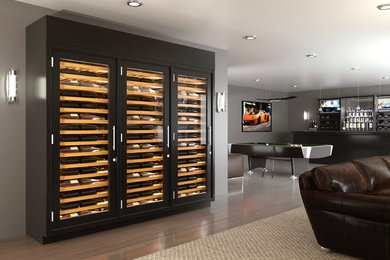 Home design - mid-sized modern home design idea in Richmond