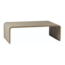 John Richard - Shagreen Waterfall Coffee Table - Coffee Tables