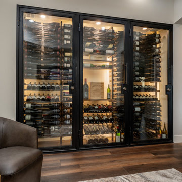 Glass Wine Cellars: An Elegant Display in a Las Vegas Home