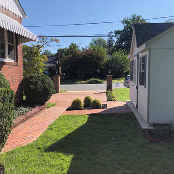 New Curb Cut Paver Driveway and Walkways in Silver Spring MD