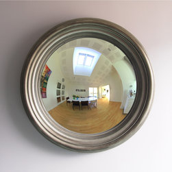 Chromo | Decorative Convex Mirror | Pewter - Wall Mirrors