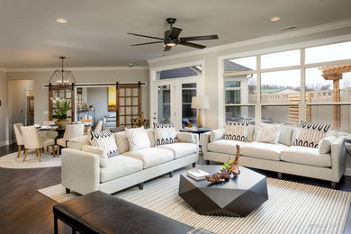 Example of a classic dining room design in Charlotte