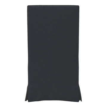 SANDSPUR BEACH DINING CHAIR WITH CASTERS - CHARCOAL GREY