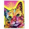 Dean Russo 'Tilt Cat' Canvas Art, 26x32