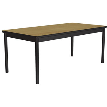 Correll 24"W x 60"D High Pressure Library Table in Fusion Maple