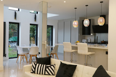 Contemporary living room in Other.