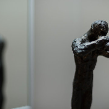 Wallace Ridge Beverly Hills modern luxury home artwork detail