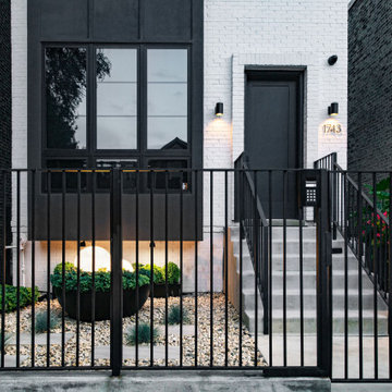 Wicker Park Single Family Home Outdoor Renovation: Rooftop Bar + Family-Friendly