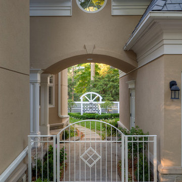Corresponding Arch Entrance