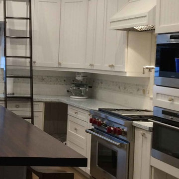 Bright Kitchen Nautical Border and Matching Backsplash Mosaic Mural