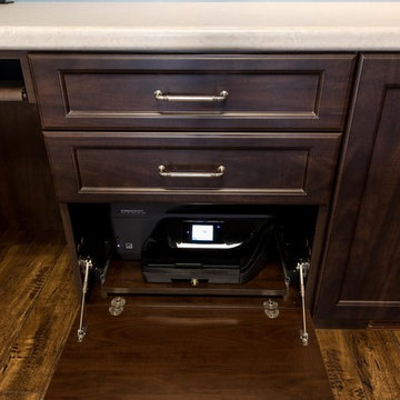 Belgian Chocolate Home Office and Guest Room Display - Campbell Showroom