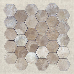 HONEY - Sand | 12" x 12" | Marble Mosaic - Mosaic Tile