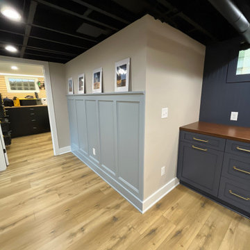 Wainscot/Feature Wall with a picture rail.