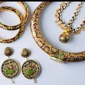 Foto von Gold Leafing Tanjore