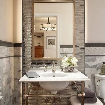 Transitional Powder Room