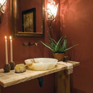 Bear Dance Powder Room