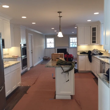 Kitchen before & after