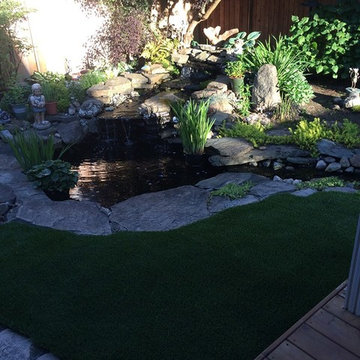 Garden Pond & Synthetic Turf