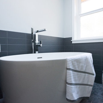 Shades of Gray Primary Suite & Hall Bath