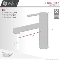 STYLISH Single Handle Modern Bathroom Faucet Basin Sink Faucet