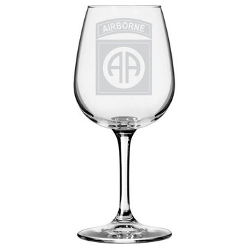 US Army 82nd Airborne Divisionall Purpose 12.75oz. Libbey Wine Glass