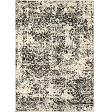 Karastan Tempest 91987-12096 2'6"x8' Natural Cotton/Willow Gray Rug