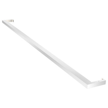 Thin-Line 4' LED Indirect Wall Bar 3500K, Bright Satin Aluminum