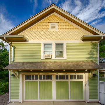 Garage with Artist's Studio and Greenhouse