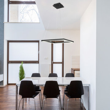 Draper Matte Black LED Integrated Pendant