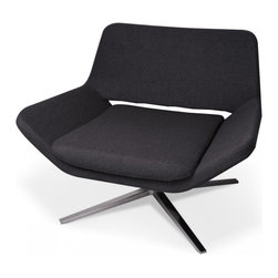 Axel Lounge Dark Grey - Armchairs And Accent Chairs
