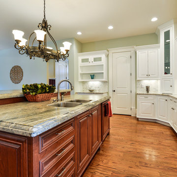 Transitional Custom Home Kitchen - Marietta, GA