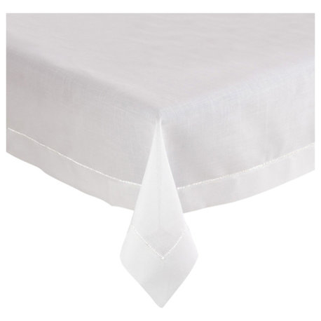 Hemstitched Border Everyday Tablecloth, 90"x90"