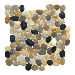 Mixed Honed Pebble Tile - Products