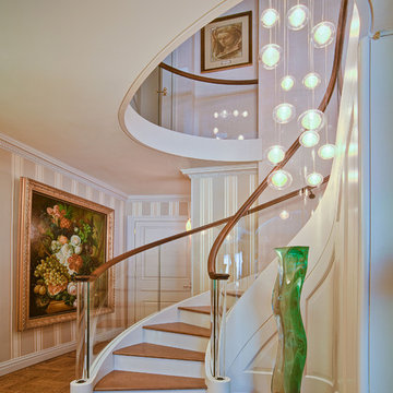Contemporary Curved Stairs