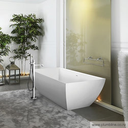Mimi Floor Mount Bath Filler With Handshower - Bathroom Basins