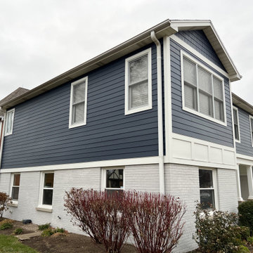 Deep Ocean James Hardie Siding Project, Elmhurst, IL