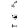 Dyconn Faucet SS311-CHR Pearl Polished Chrome Single Handle Tub and Shower Fauce