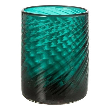 Tumblers-Twirled Teal Set of 4