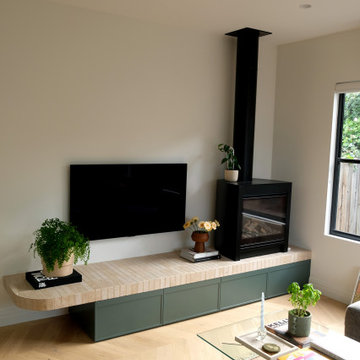 Britannia House - TV/Fireplace Joinery